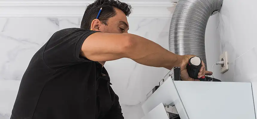 Precision In-wall Dryer Vent Cleaning & Rerouting Corrections in Rubidoux, CA